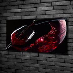Wallmuralia Foto obraz canvas Červená vína 100x50 cm
