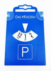 Hodiny parkovací modré