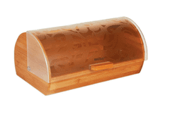 KINGHoff Bambusovo-akrylový chlebník Zásobník na chléb Kh-3615