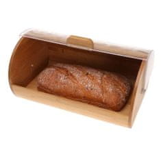 KINGHoff Bambusovo-akrylový chlebník Zásobník na chléb Kh-3615