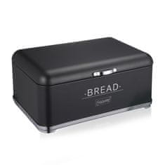 MAESTRO Zásobník na chléb chlebník, černý, Mr-1677-Ar-Bl