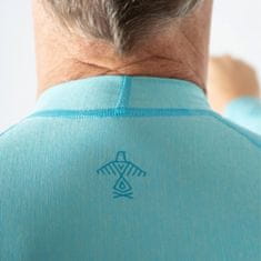 Hiko Pánské lycrové triko SHADE DEW, dlouhý rukáv modrá 2XL