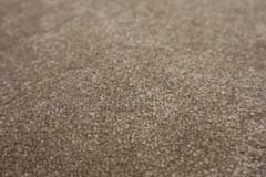 Neušpinitelný kusový koberec Nano Smart 261 hnědý 60x100