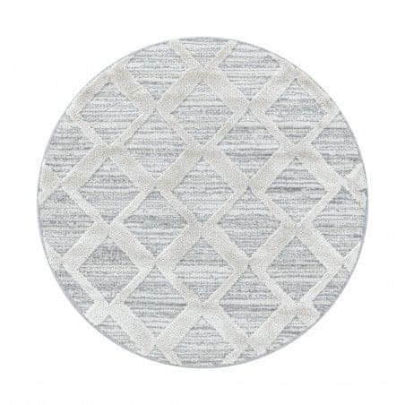Ayyildiz AKCE: 80x80 (průměr) kruh cm Kusový koberec Pisa 4703 Grey kruh