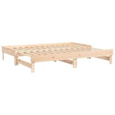 Petromila Výsuvná postel 2x(100x200) cm masivní borovice