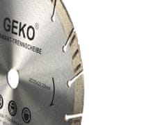 GEKO Kotouč diamantový řezný turbo-segmentový, 230x10x22mm