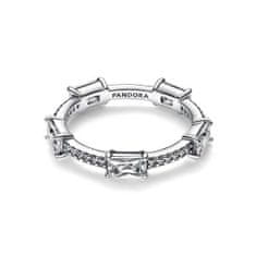 Pandora Slušivý stříbrný prsten se zirkony Timeless 192397C01 (Obvod 52 mm)
