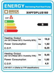 Brilix Tepelné čerpadlo XHP FD PLUS 160 15kW