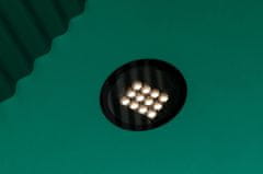 FARO Barcelona FARO TRAS-25 LED zapuštěné svítidlo, černá, 13st