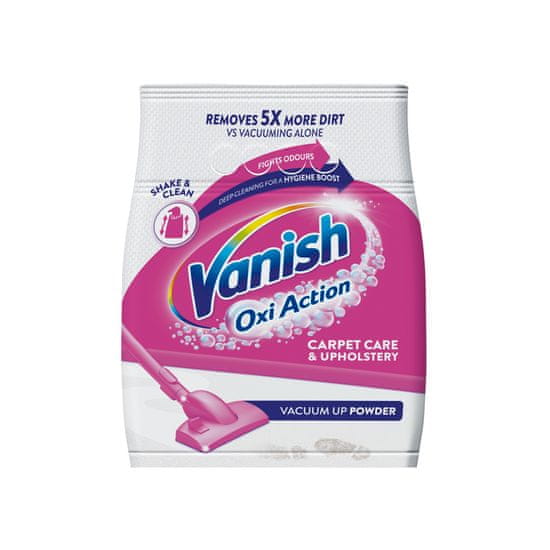 Vanish Shake&Clean Prášek na čištění koberců 650 g