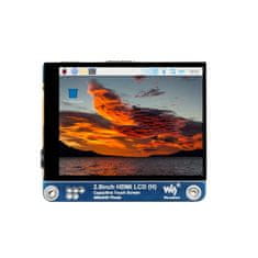 Waveshare 2,8" LCD kapacitní dotykový displej pro Raspberry Pi, 480x640, IPS
