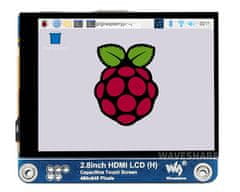 Waveshare 2,8" LCD kapacitní dotykový displej pro Raspberry Pi, 480x640, IPS