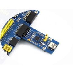 Waveshare Adaptér USB UART na čipu CP2102 Konektor MiniUSB