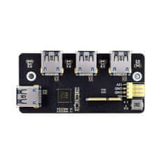 Waveshare Adaptér PCIe na 4x USB 3.2 Gen1, pro desku Raspberry Pi CM4