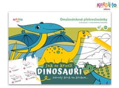 Kresli.to  Pracovní sešit Učím se malovat - Dinosauři