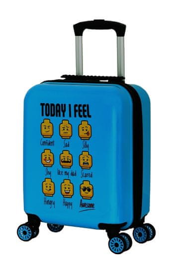LEGO Luggage Kufr PLAY DATE 16" - LEGO minifigures, TODAY I FEEL