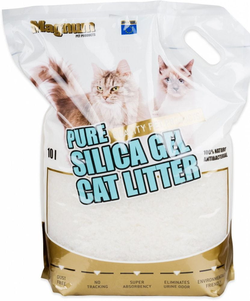 Levně Magnum Silica gel cat litter 10L