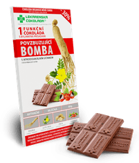 Lékárenská čokoláda Mléčná čokoláda Povzbuzující bomba