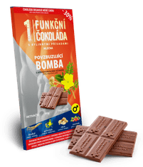 Lékárenská čokoláda Mléčná čokoláda Povzbuzující bomba