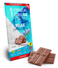 Lékárenská čokoláda Mléčná čokoláda Relax