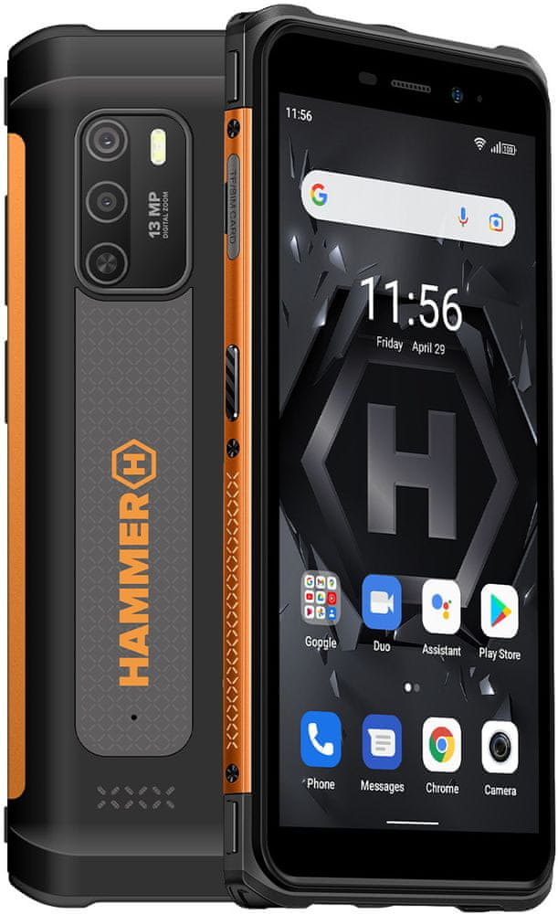 Levně myPhone Hammer Iron 4, 4GB/32GB, oranžový