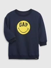 Gap Dětské mikinové šaty & Smiley 5YRS