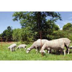 Kerbl KERBL Síť na ovce, Elektrická síť na ovce, 14 sloupků, Výška 90 cm, Délka 50 m