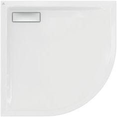 Ideal Extra plochá sprchová vanička 90x90 cm, čtvrtkruh, UltraFlat New, bílá, Ideal Standard