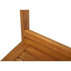 VERVELEY BEAU RIVAGE Závěsný balkonový stolek z akátového dřeva FSC, 64 x 44 x 80 cm, přírodní