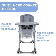 VERVELEY Židle CHICCO Polly Easy 4 Wheels Nature Chair