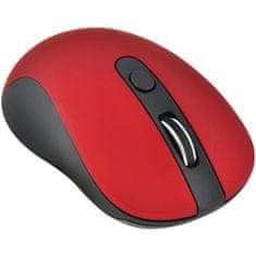 Bluestork Bezdrátová myš, 2,4 GHz, tlačítka, červená