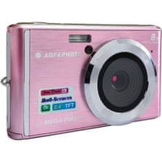 VERVELEY AGFA PHOTO Realishot DC5200, Kompaktní digitální fotoaparát (21 MP, 2,4'' LCD displej, 8x digitální zoom, lithiová baterie) Růžový