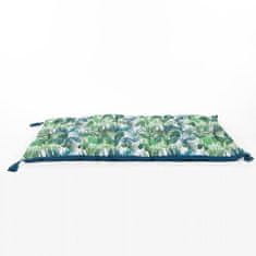 VERVELEY COTTON WOOD Bavlněná měkká matrace s potiskem hluboké džungle, 60 x 120 x 5 cm