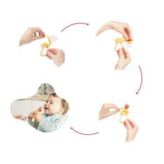 Badabulle Badabulle Sada 3 kousátek s ergonomickou rukojetí, od 4 měsíců věku dítěte