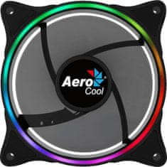 VERVELEY AEROCOOL Eclipse 12 ARGB, Ventilátor do skříně, 12 cm A-RGB