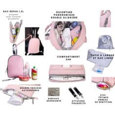 VERVELEY BABY ON BOARD Přebalovací taška Doudoune Bag Chic Pink