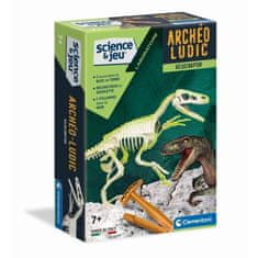 Clementoni CLEMENTONI Science & Game, Archéo Ludic Vélociraptor, Science Game