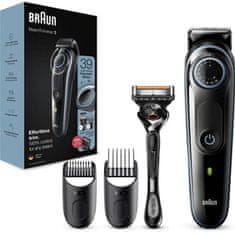 Braun Braun 3 BT3340 zastřihovač vousů pro muže, tvář, zastřihovač vlasů