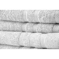 Today DAISY sada 2 ručníků 50 x 100 cm + 2 prostěradla 70 x 130 cm, 100% bavlna, Chantilly