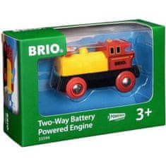 Brio BRIO World, 33594, Žlutá obousměrná dobíjecí lokomotiva