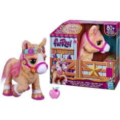 VERVELEY FurReal Cinnamon My Cuddly Pony, elektronický plyšák 35,5 cm, +80 zvuků a reakcí, 26 doplňků, pro děti od 4 let