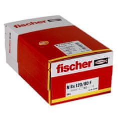 FISCHER FISCHER, NF 8x120/80 hmoždinka se silnou přírubou a špičatým hřebíkem, Box 100