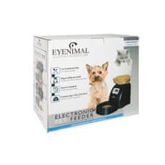 VERVELEY EYENIMAL Automatický zásobník na krokety 45x20x47 cm, černý, pro kočky a malé psy