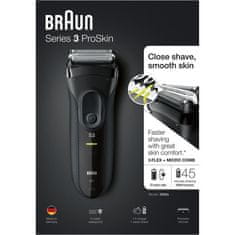 Braun Elektrický holicí strojek BRAUN ProSkin 3020s Series 3, černý