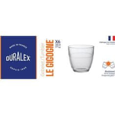 Duralex DURALEX, Gigogne Transparent, sklo 22 cl, tvrzené sklo