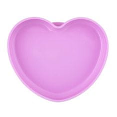 Chicco CHICCO-Silikonové srdce s přísavkou, růžové, 9m +