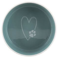 VERVELEY Keramická miska TRIXIE Pet's Home, 1,4 l, Ø 20 cm, Krémová a světle modrá, Pro psy