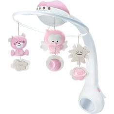 Infantino INFANTINO Mobilní a vícestupňový projektor Sweet Girl Mobile 3 v 1 růžová