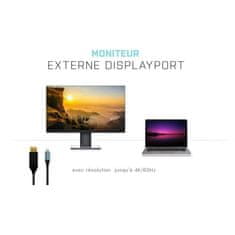 VERVELEY I-TEC A/V kabel, 1,50 m DisplayPort / Thunderbolt 3, pro audio/video zařízení, notebook, tablet, smartphone, počítač