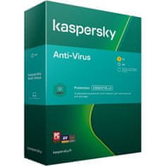 VERVELEY KASPERSKY Antivirus 2020, 3 pracovní stanice, 1 rok